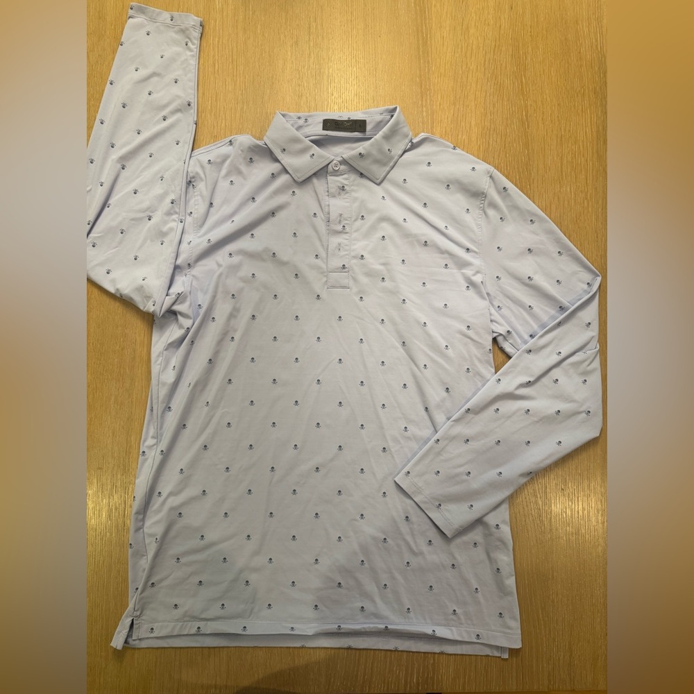 G/Fore men’s large Long sleeve polo